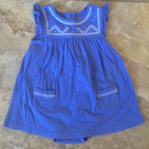❗️Last Chance❗️Carter's indigo onesie dress